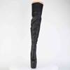 Pleaser - JUBILANT3007 Bottes cuissardes à plateforme - Noir Product image